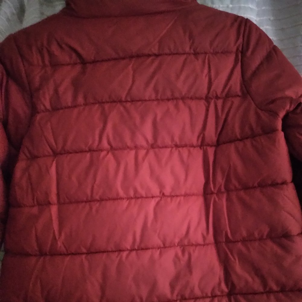 Barbour Red Quilted Puffer Jacket - Picture 3 of 3